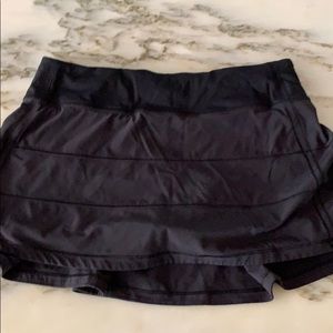 Lululemon Black tennis skirt
